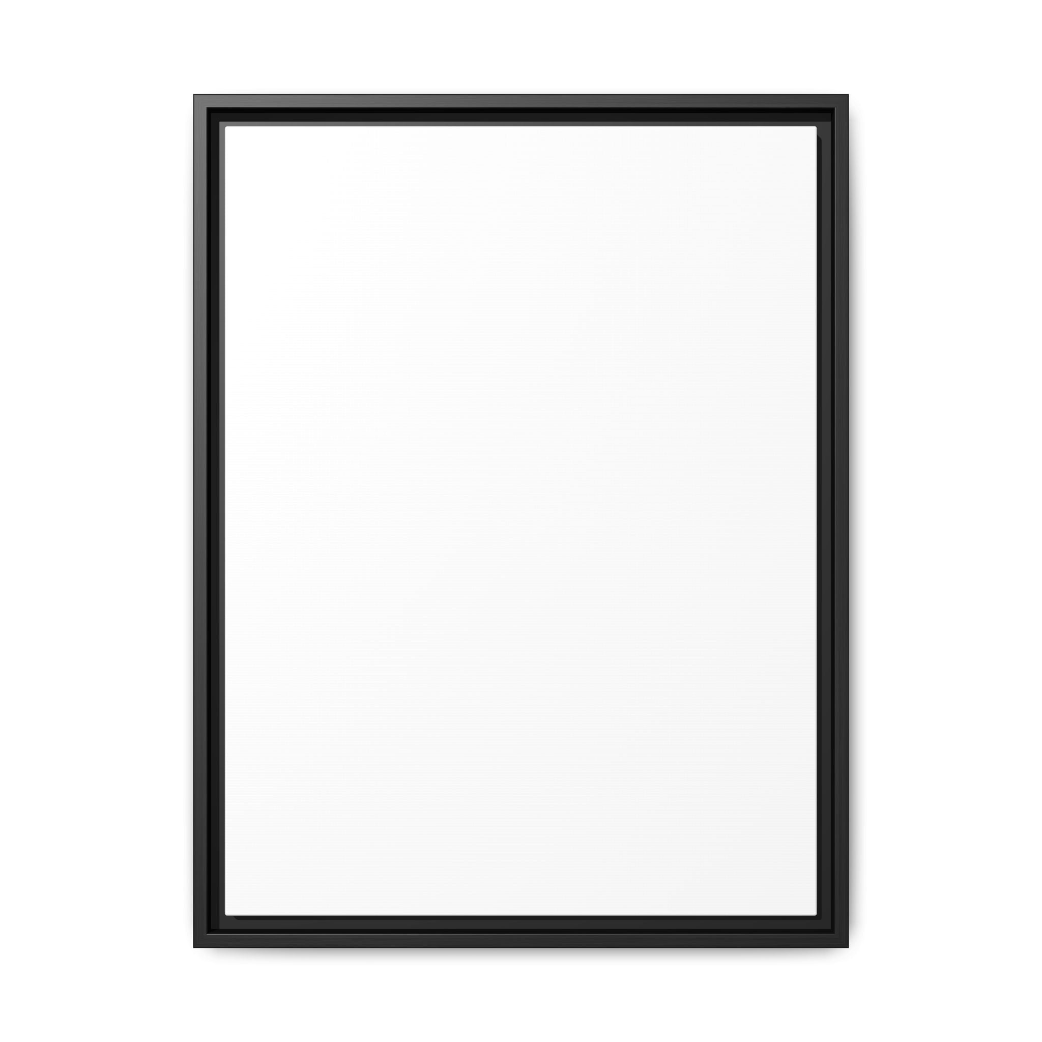 Matte Canvas, Framed (Multi-color)