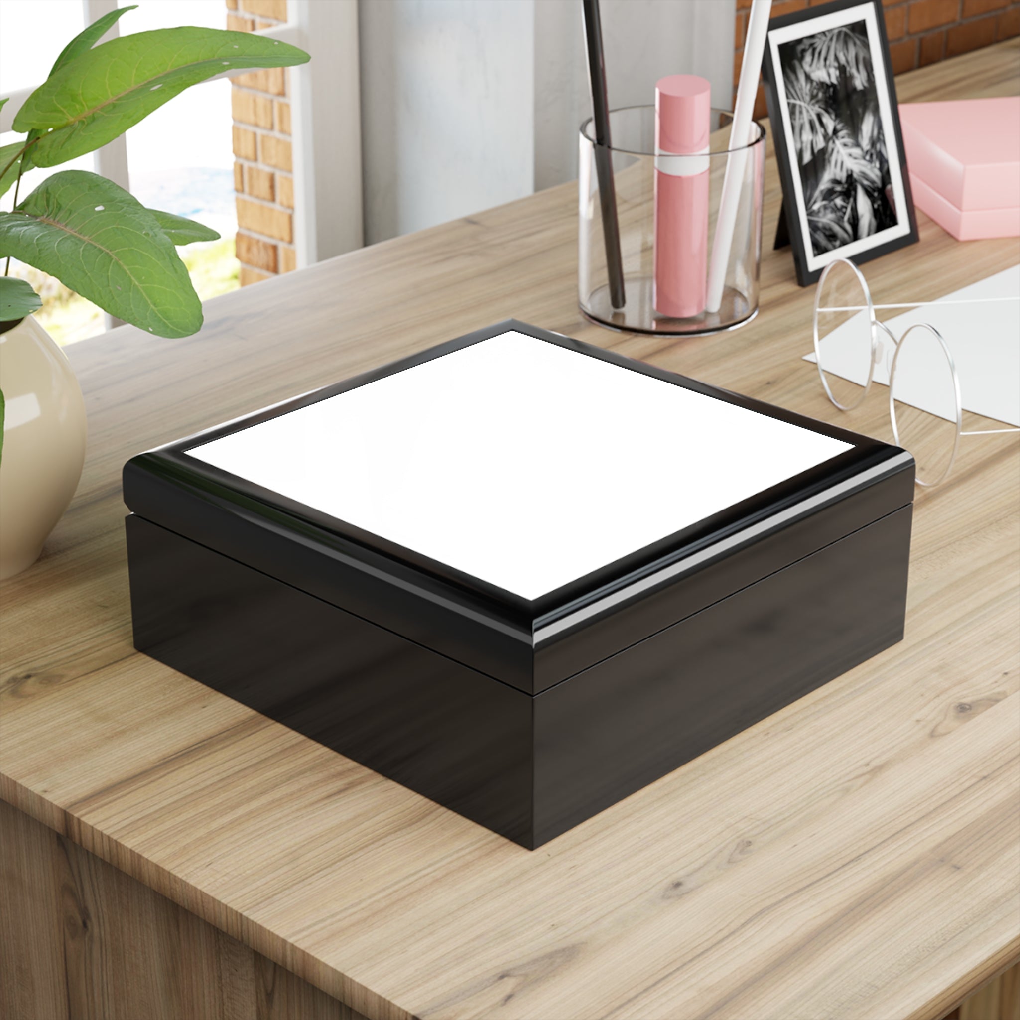Jewelry Box with Custom Photo Top