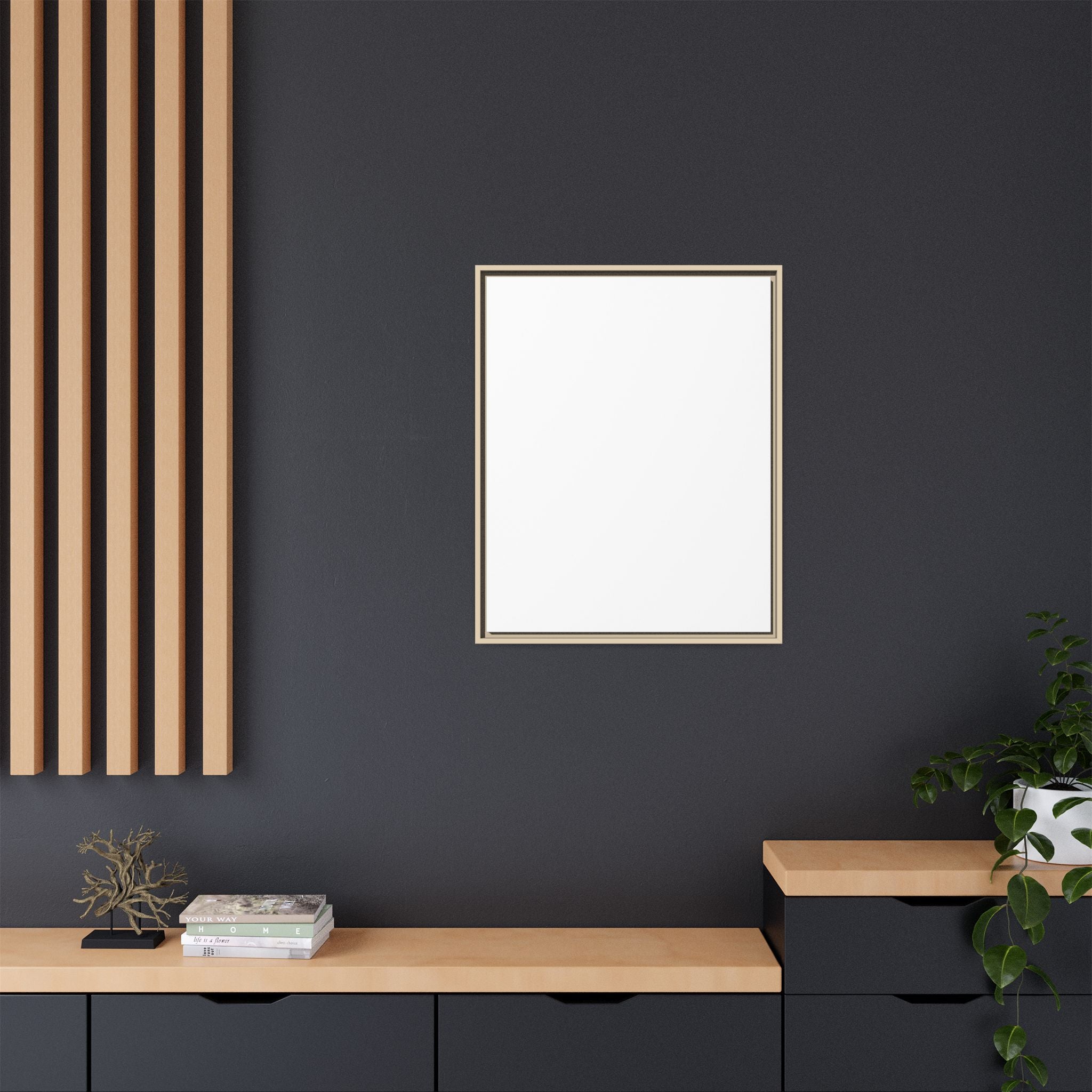 Matte Canvas, Framed (Multi-color)