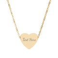 Engravable Heart Necklace