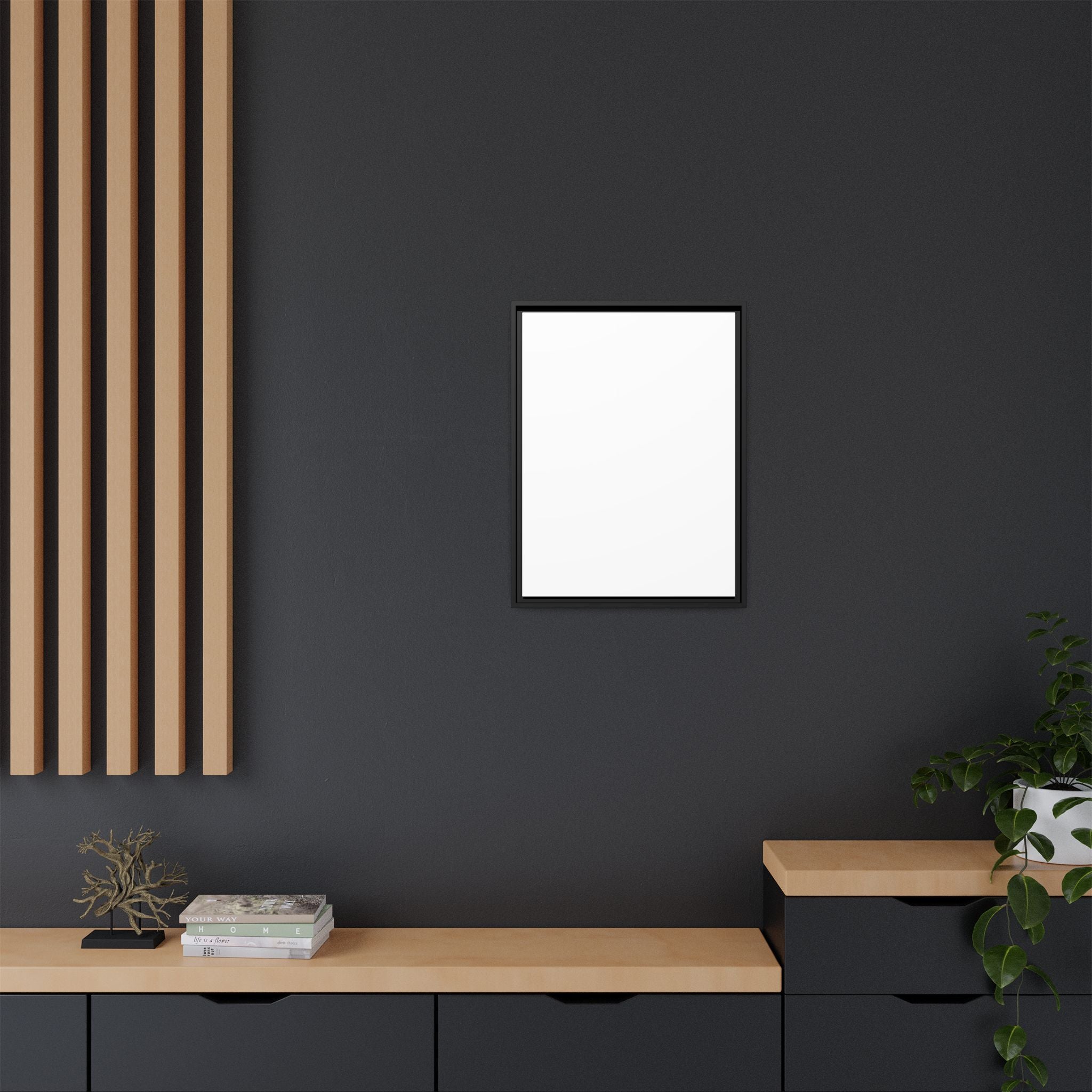 Matte Canvas, Framed (Multi-color)