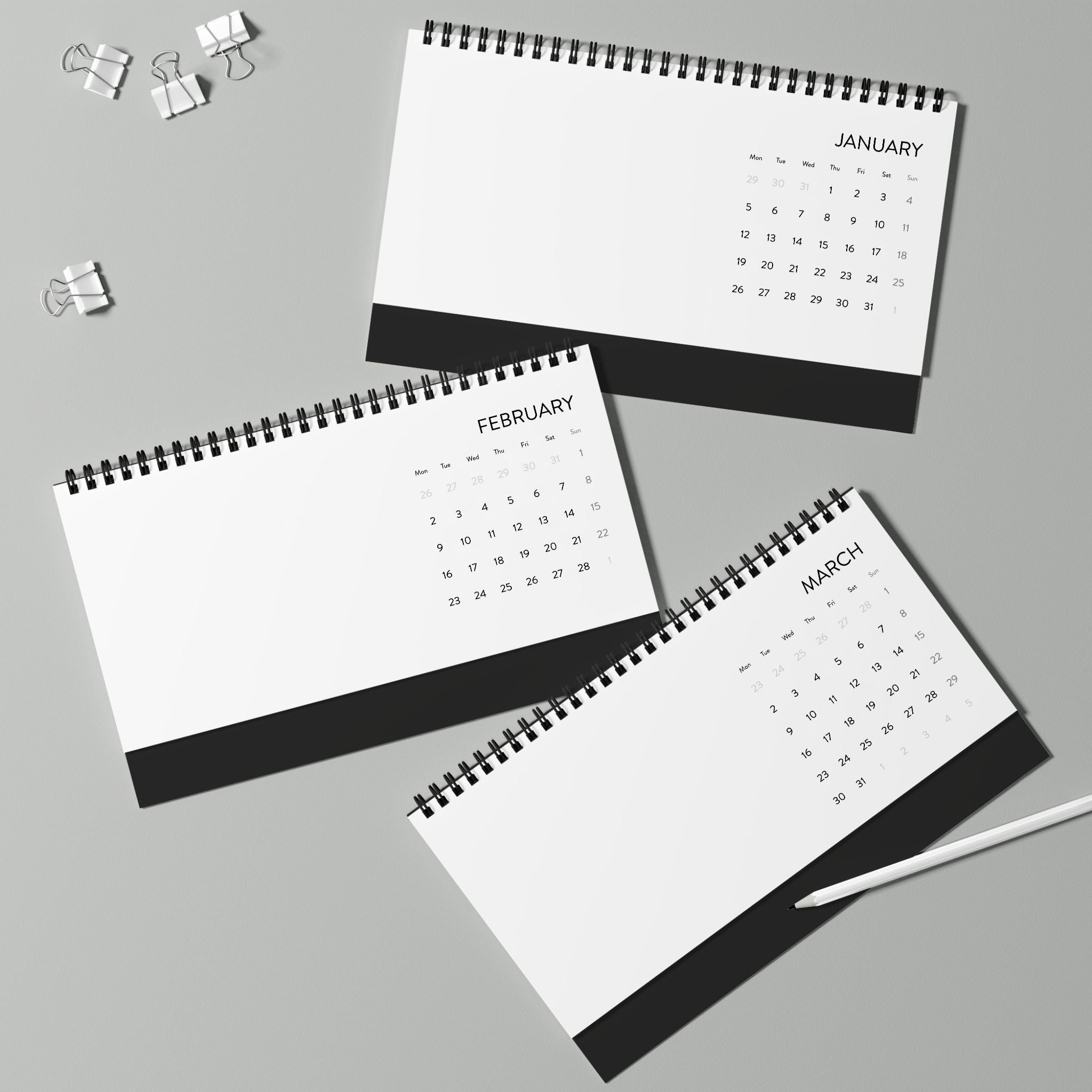 Simplex Desk Calendar (2026)