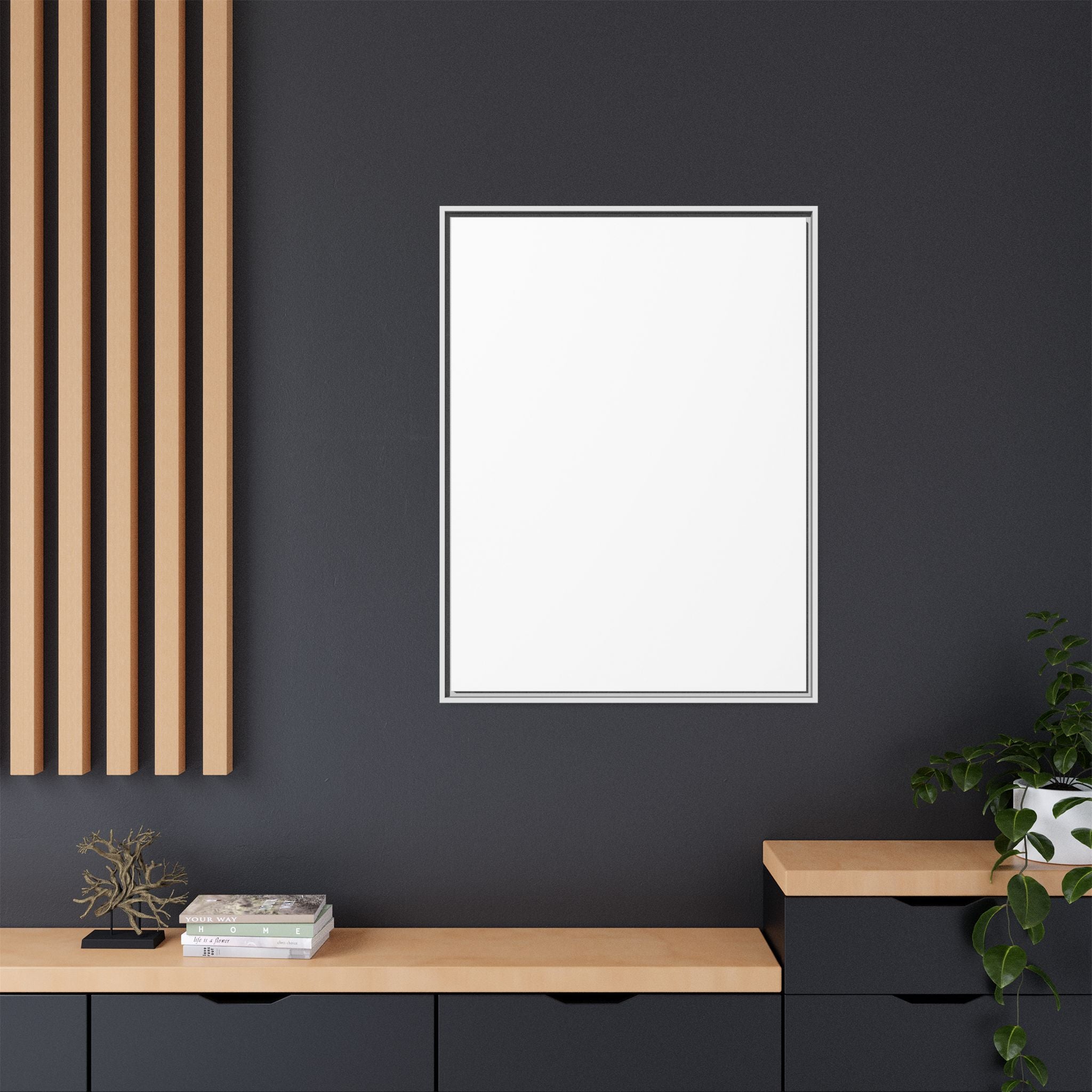 Matte Canvas, Framed (Multi-color)