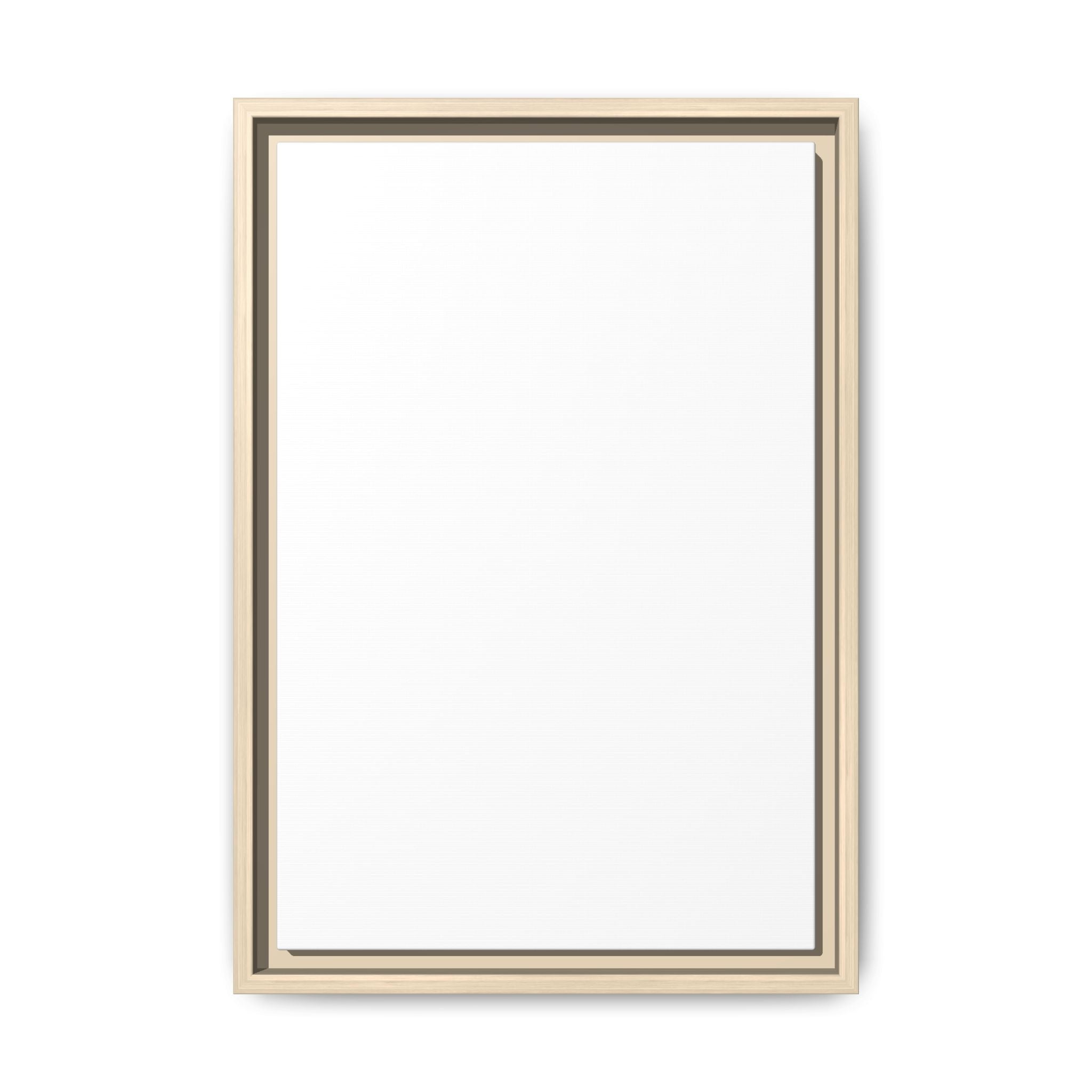 Matte Canvas, Framed (Multi-color)