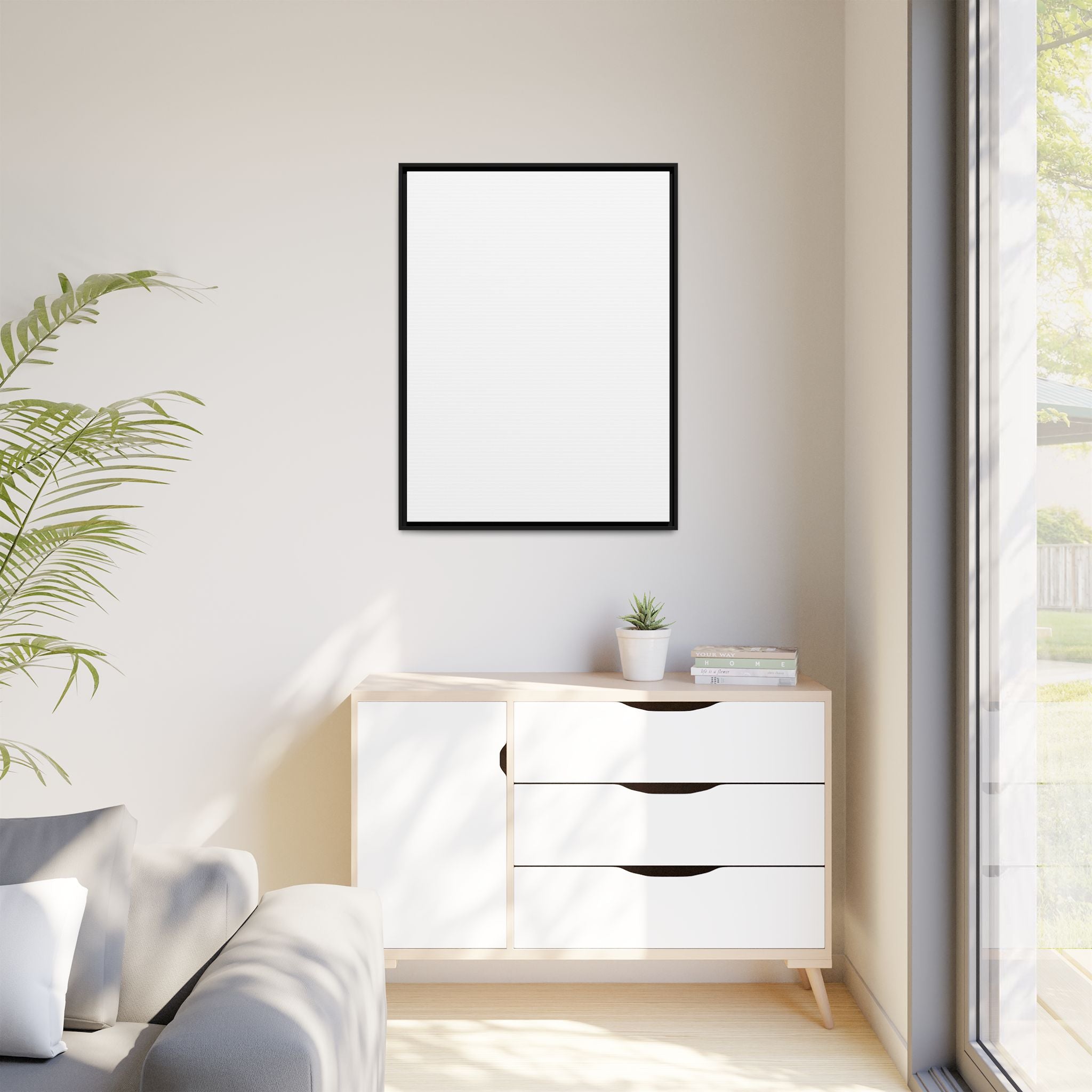 Matte Canvas, Framed (Multi-color)