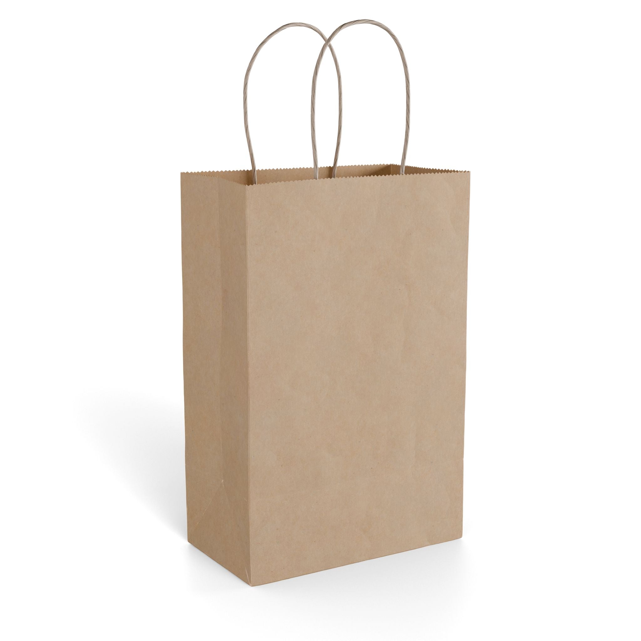 Kraft & White Paper Gift Bag