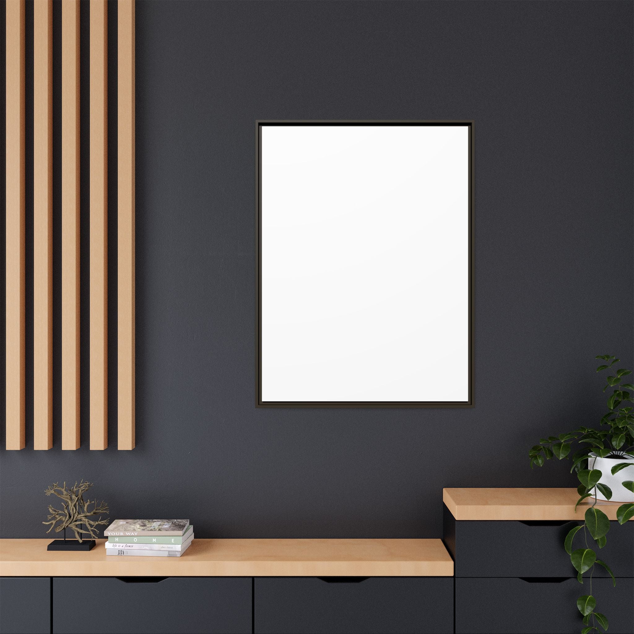 Matte Canvas, Framed (Multi-color)