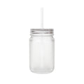 Mason Jar Tumbler with Straw